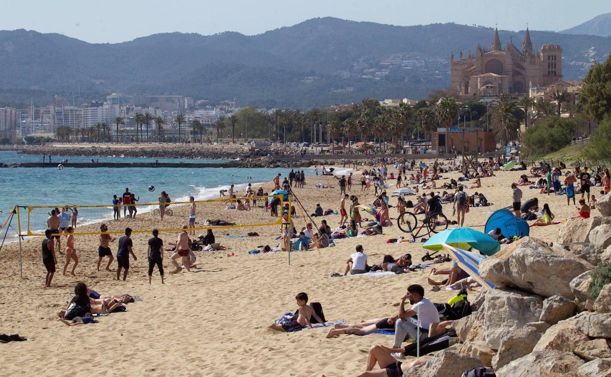 Una playa de Mallorca, en una imagen de archivo. 
