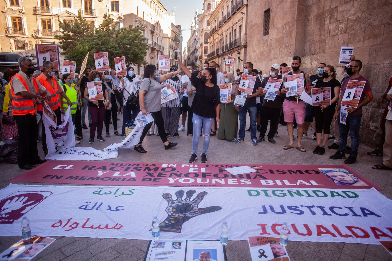 Fotos: Movilización en Murcia contra &quot;el odio, el racismo y la xenofobia&quot;