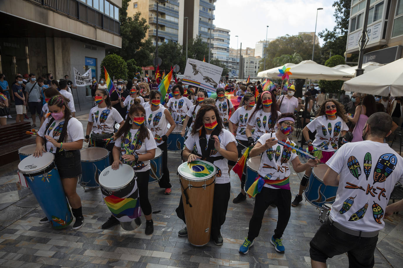 Fotos: Clamor por la Ley Integral Trans en la marcha del Orgullo en Cartagena