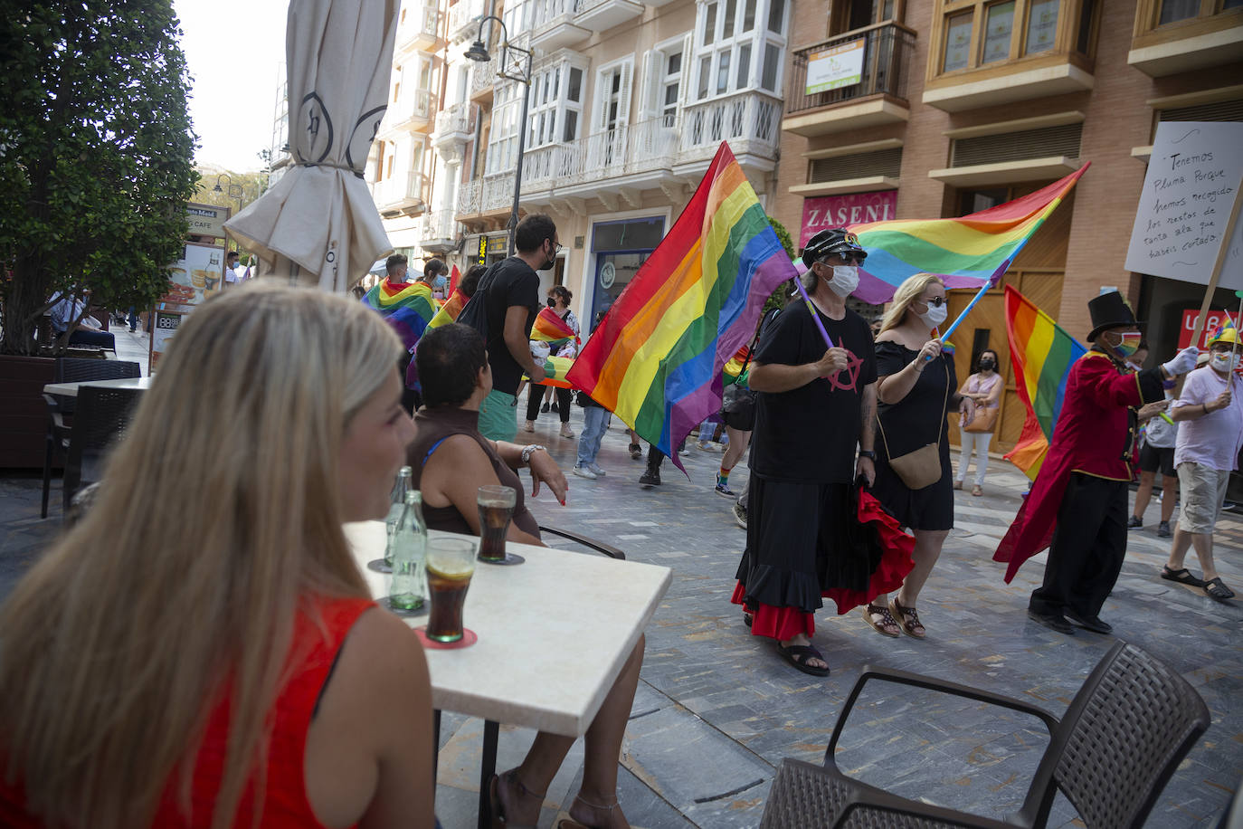 Fotos: Clamor por la Ley Integral Trans en la marcha del Orgullo en Cartagena