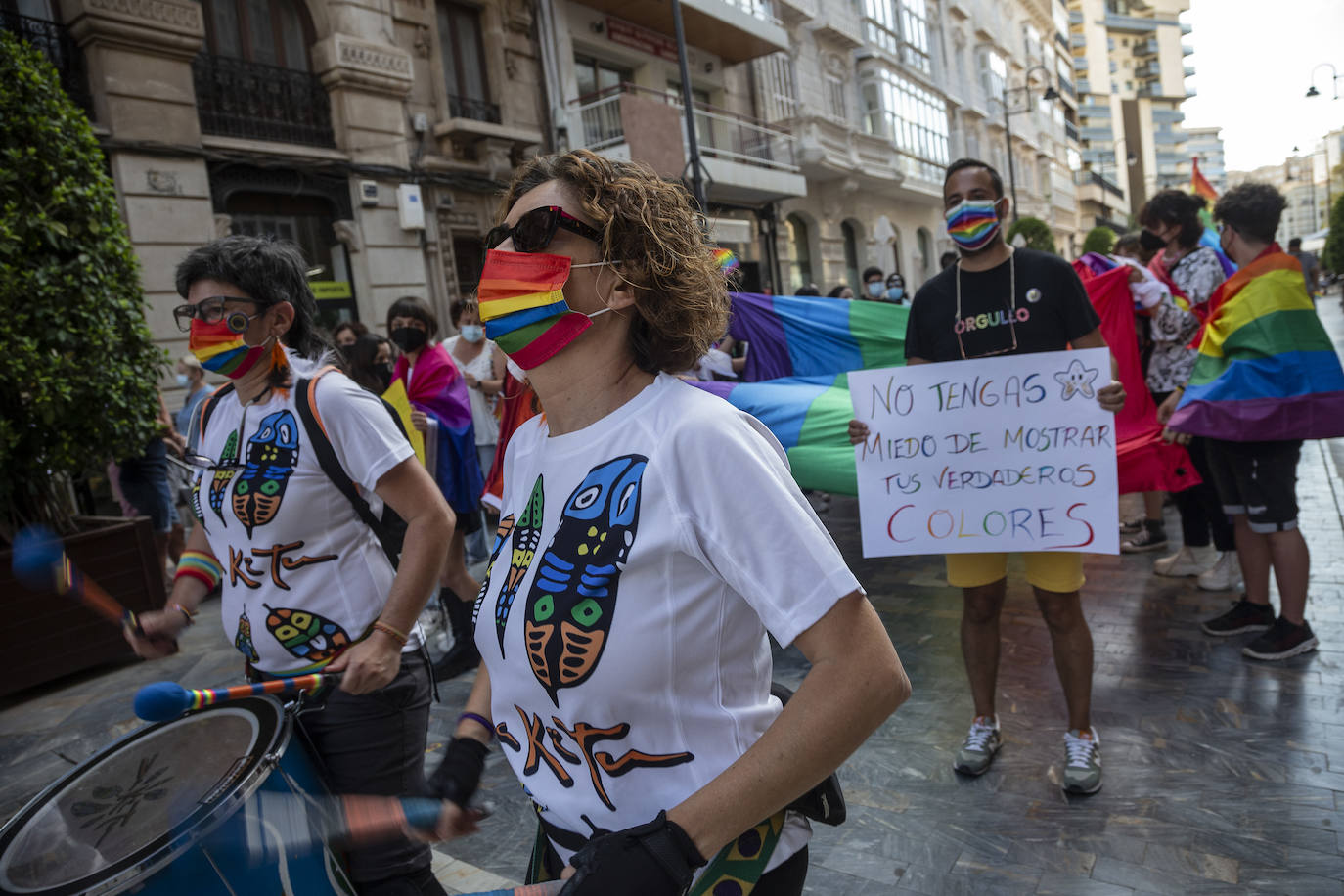 Fotos: Clamor por la Ley Integral Trans en la marcha del Orgullo en Cartagena