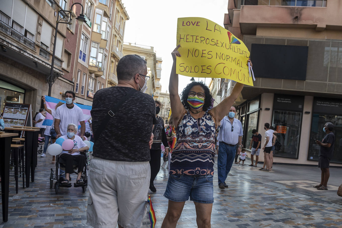 Fotos: Clamor por la Ley Integral Trans en la marcha del Orgullo en Cartagena