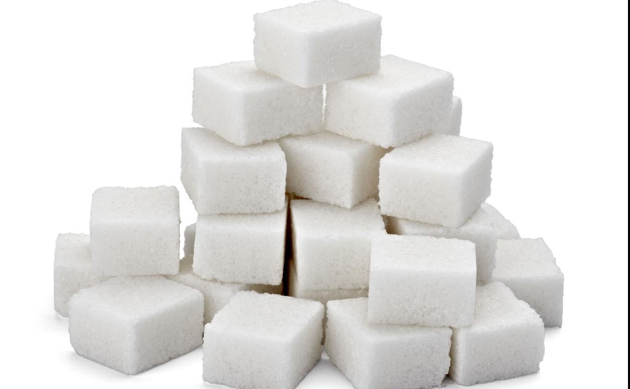 Terrones de azúcar.