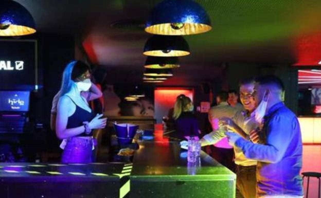 Un local de ocio, adaptado a los protocolos Covid. 