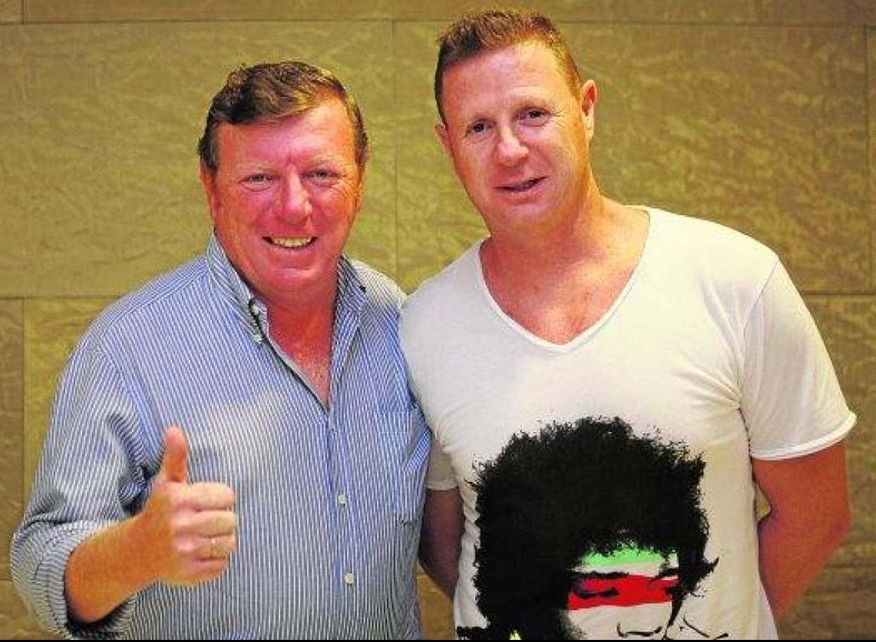 Los hermanos César y Jorge Cadaval.