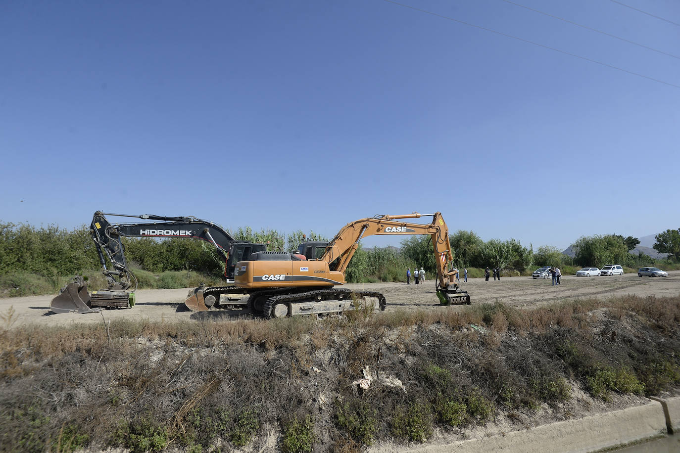 Fotos: Paralizan de forma urgente los trabajos en la acequia Pitarque en Murcia