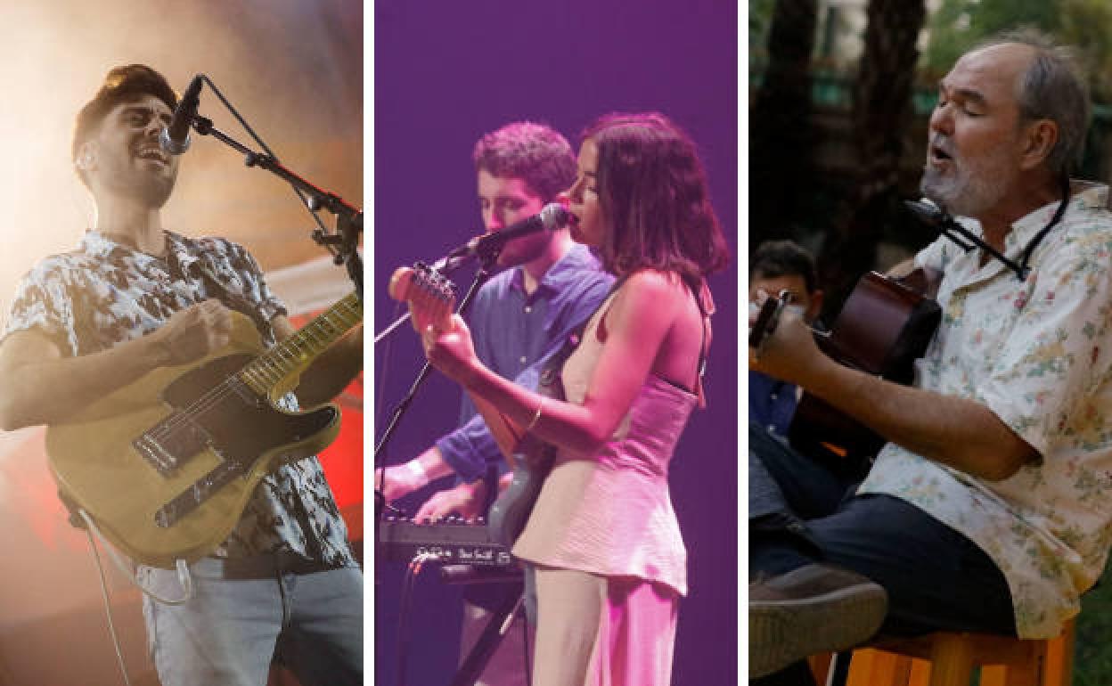 El cantante de Claim, Mavica y Fernando Rubio.