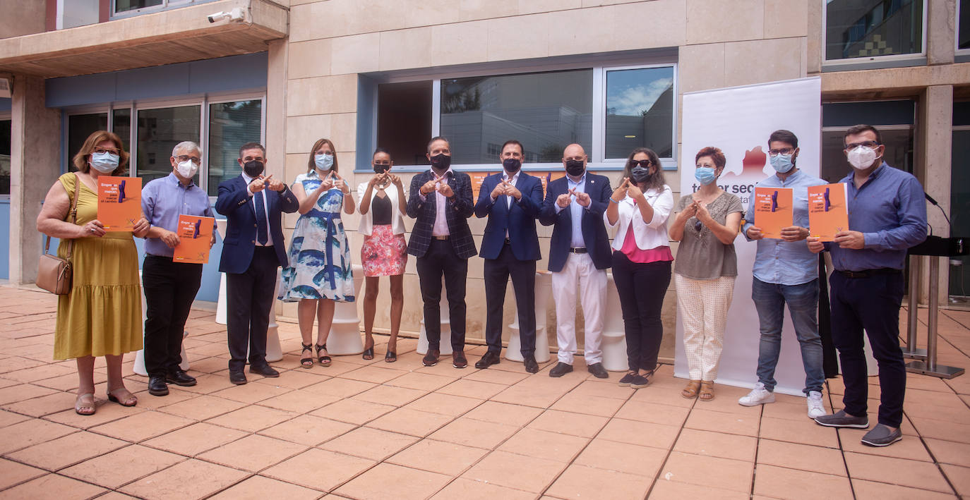 Fotos: Campaña para que las empresas opten por la ‘X solidaria’