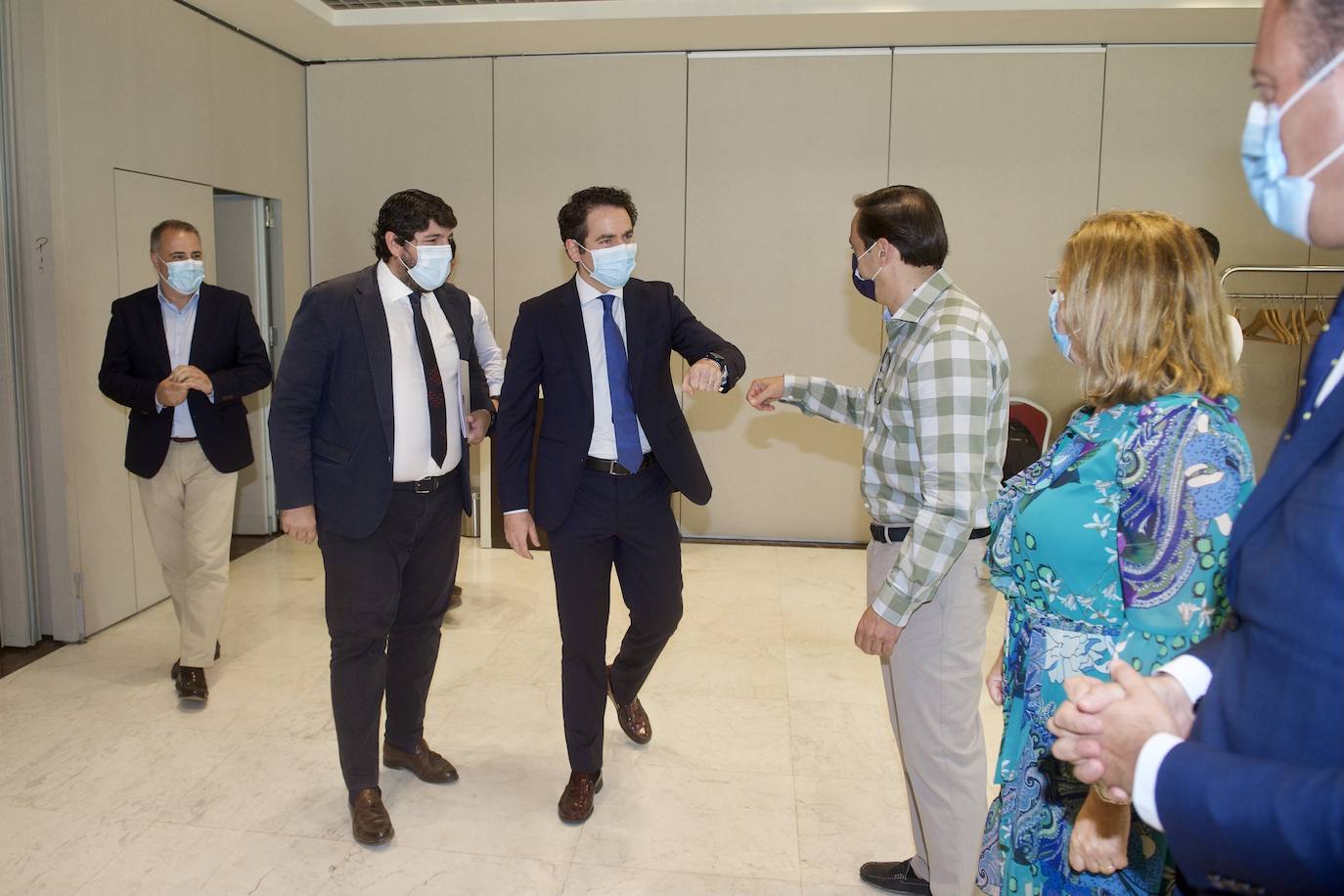 Fotos: Reunión del comité de dirección del PP regional