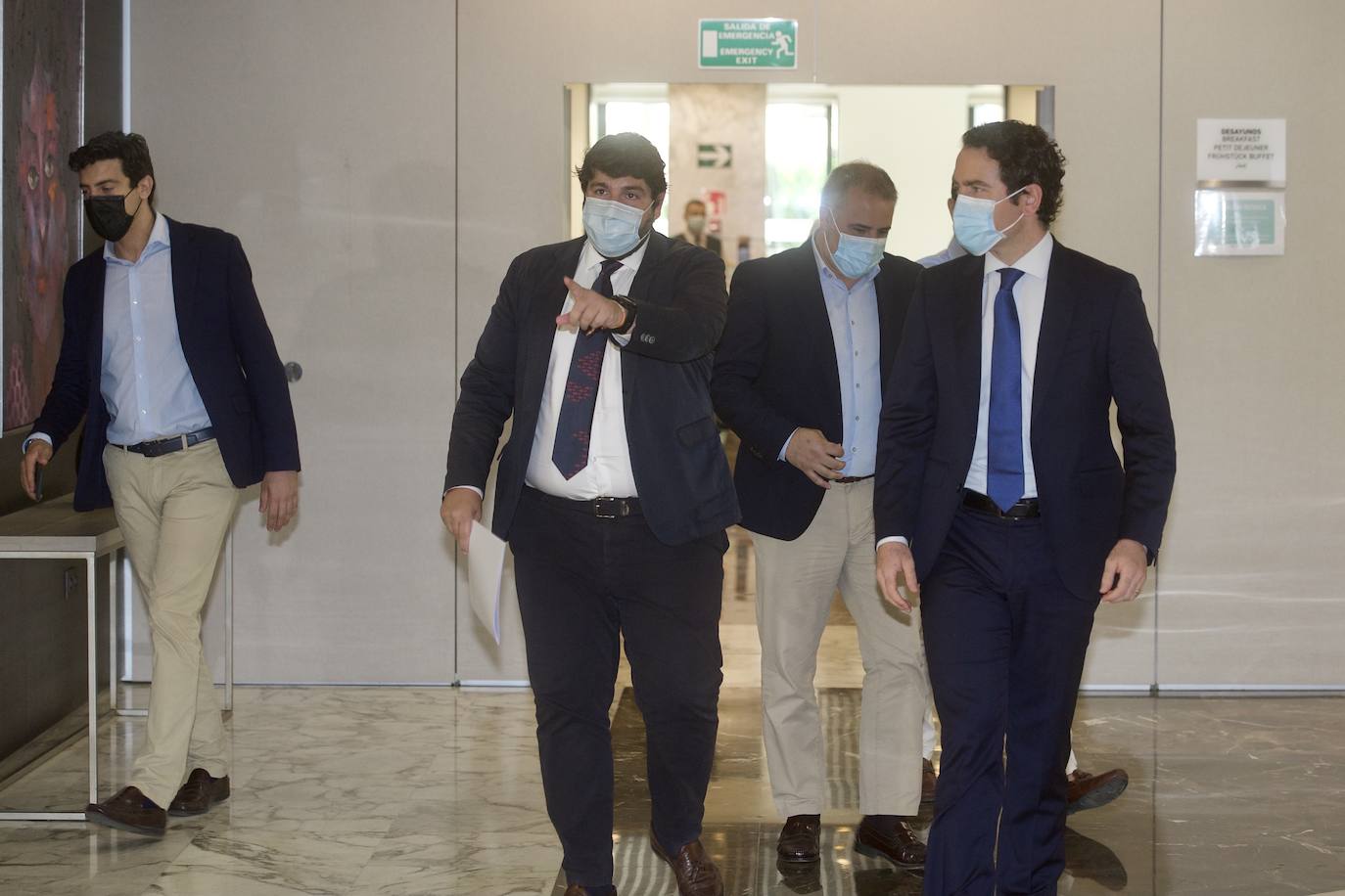 Fotos: Reunión del comité de dirección del PP regional