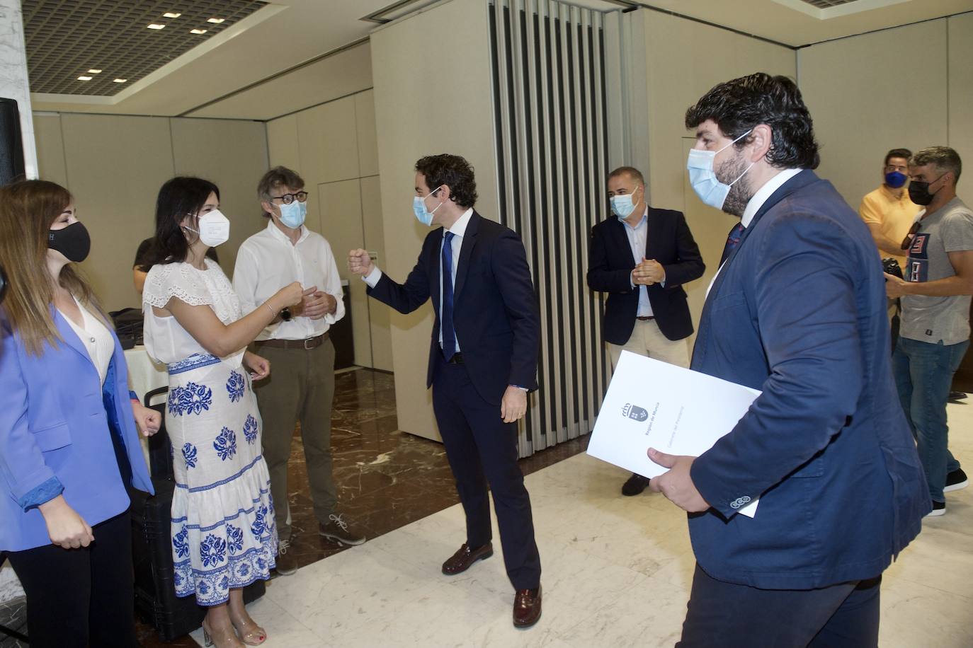 Fotos: Reunión del comité de dirección del PP regional