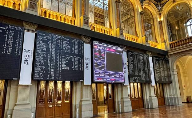 Bolsa de Madrid. 