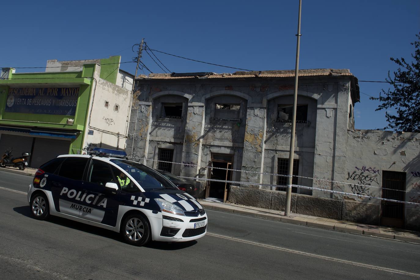 Fotos: Incendio en un huerto abandonado de Barriomar