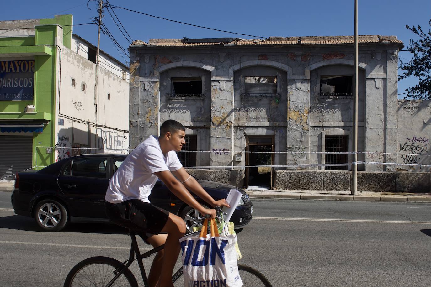 Fotos: Incendio en un huerto abandonado de Barriomar