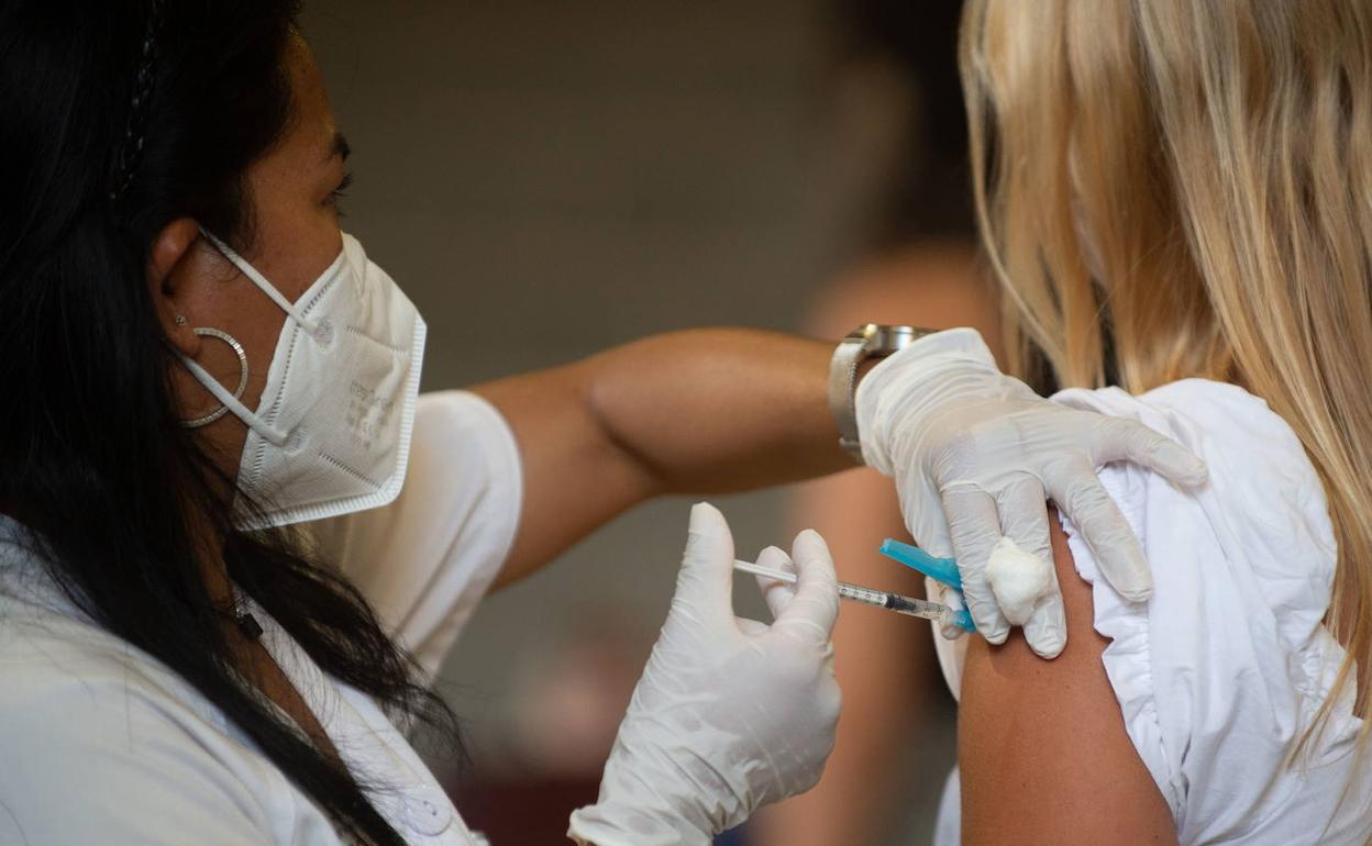 Vacunación a erasmus en una imagen de archivo. 