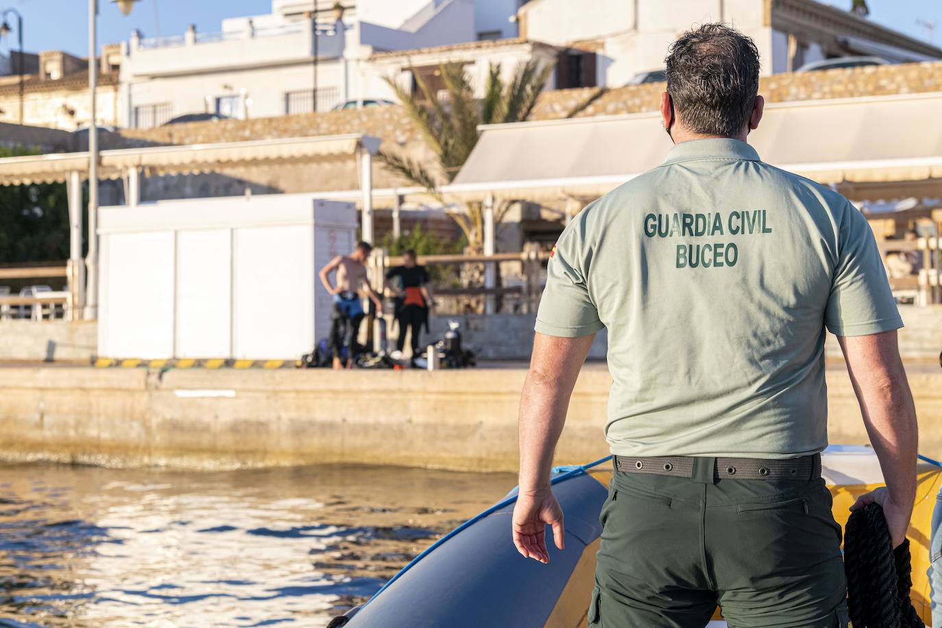 Fotos: Simulacro de un accidente de actividad subacuática en Cabo de Palos coordinado por Salvamento Marítimo