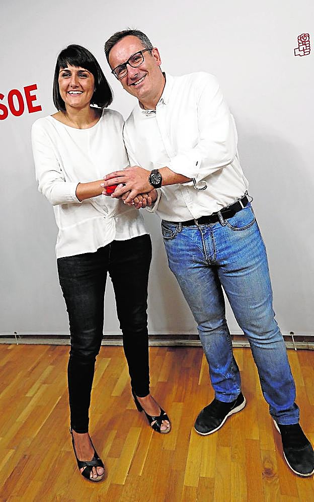 González Veracruz y Conesa, tras las primarias de 2017. 