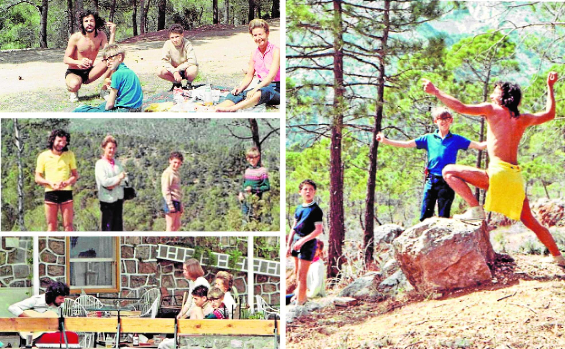 Valioso testimonio gráfico de una compatriota de Cat Stevens, Pamela Sharp, quien por entonces residía en la zona con su familia, en el que aparece el cantante británico disfrutando en Mazarrón en aquel verano de 1970, rasgueando las cuerdas de una guitarra. 