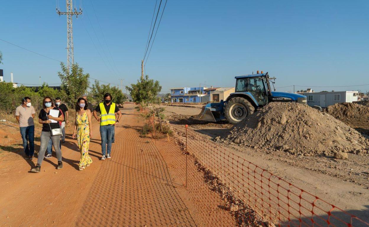 Parcela del colegio de La Aljorra.