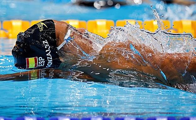 Hugo González, sexto en la final de los 100 espalda