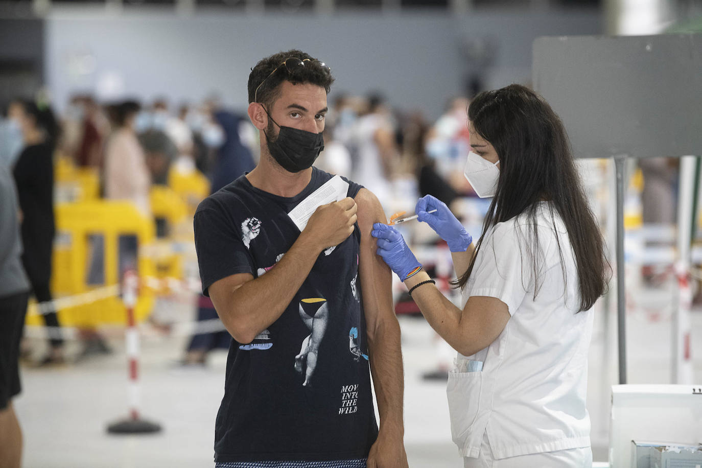 Fotos: Vacuna contra la Covid-19 en Torre Pacheco