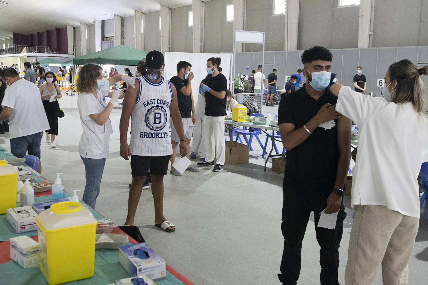 Fotos: Vacuna contra la Covid-19 en Torre Pacheco
