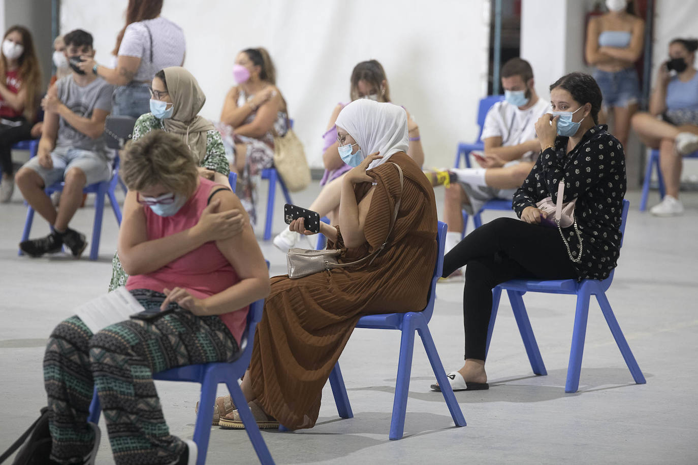 Fotos: Vacuna contra la Covid-19 en Torre Pacheco