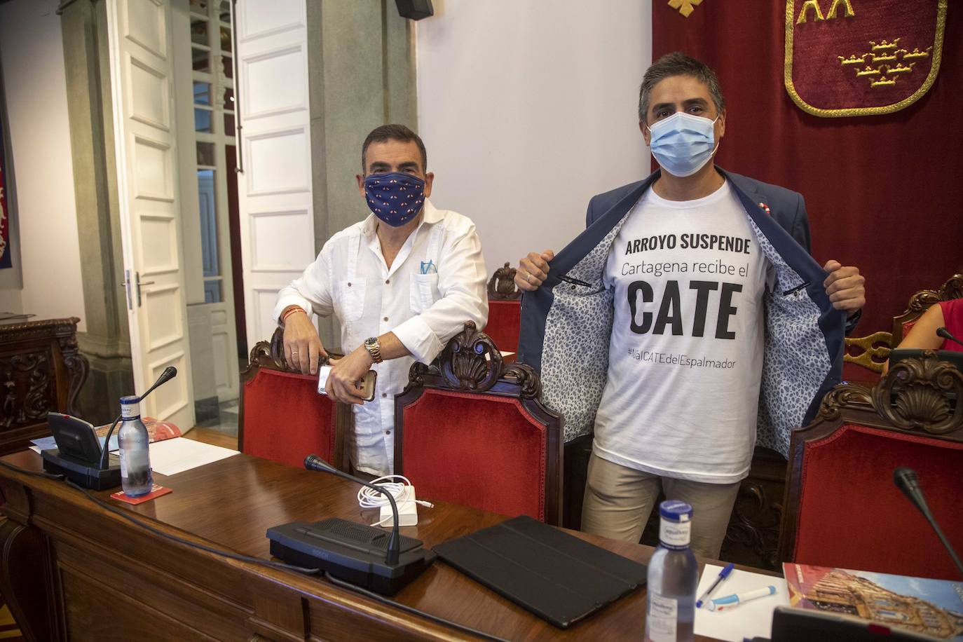 Fotos: El Pleno de Cartagena exige a Vélez un debate inmediato y abierto sobre la ubicación del Centro de Extranjeros