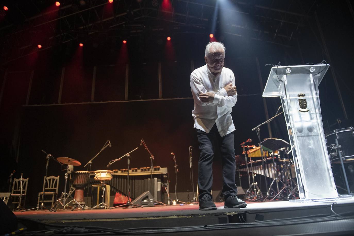 Fotos: Víctor Manuel inaugura con su pregón el Cante de las Minas