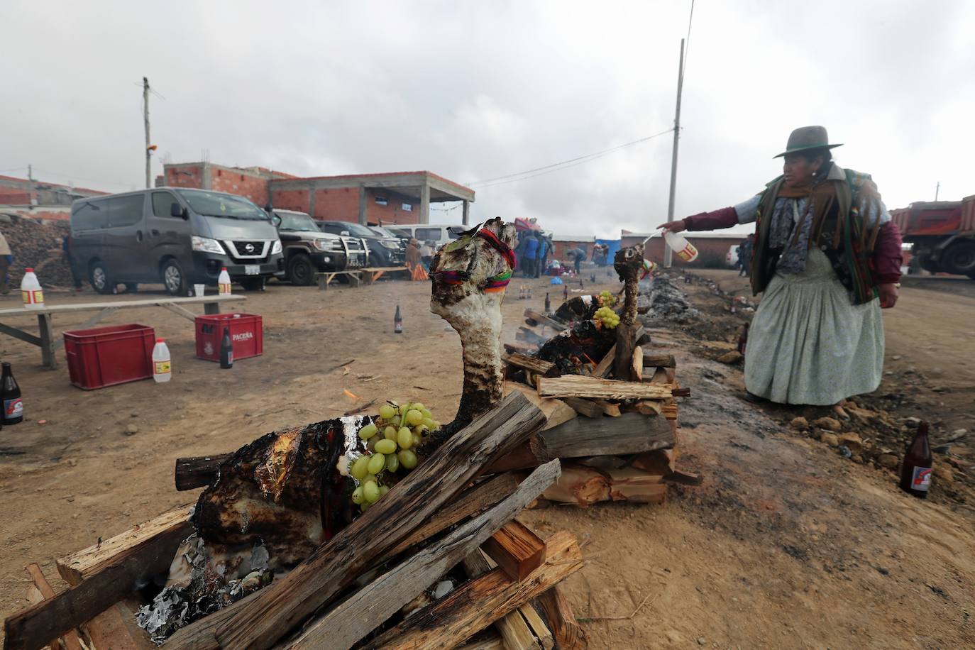 Fotos: Canto de agradecimiento a la Madre Tierra