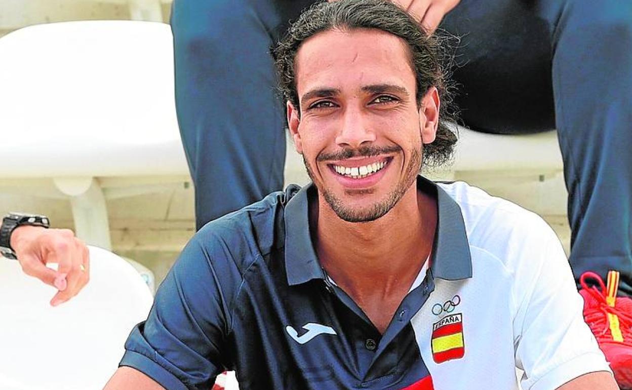 Mo Katir, hace unos días antes de viajar a Tokio.