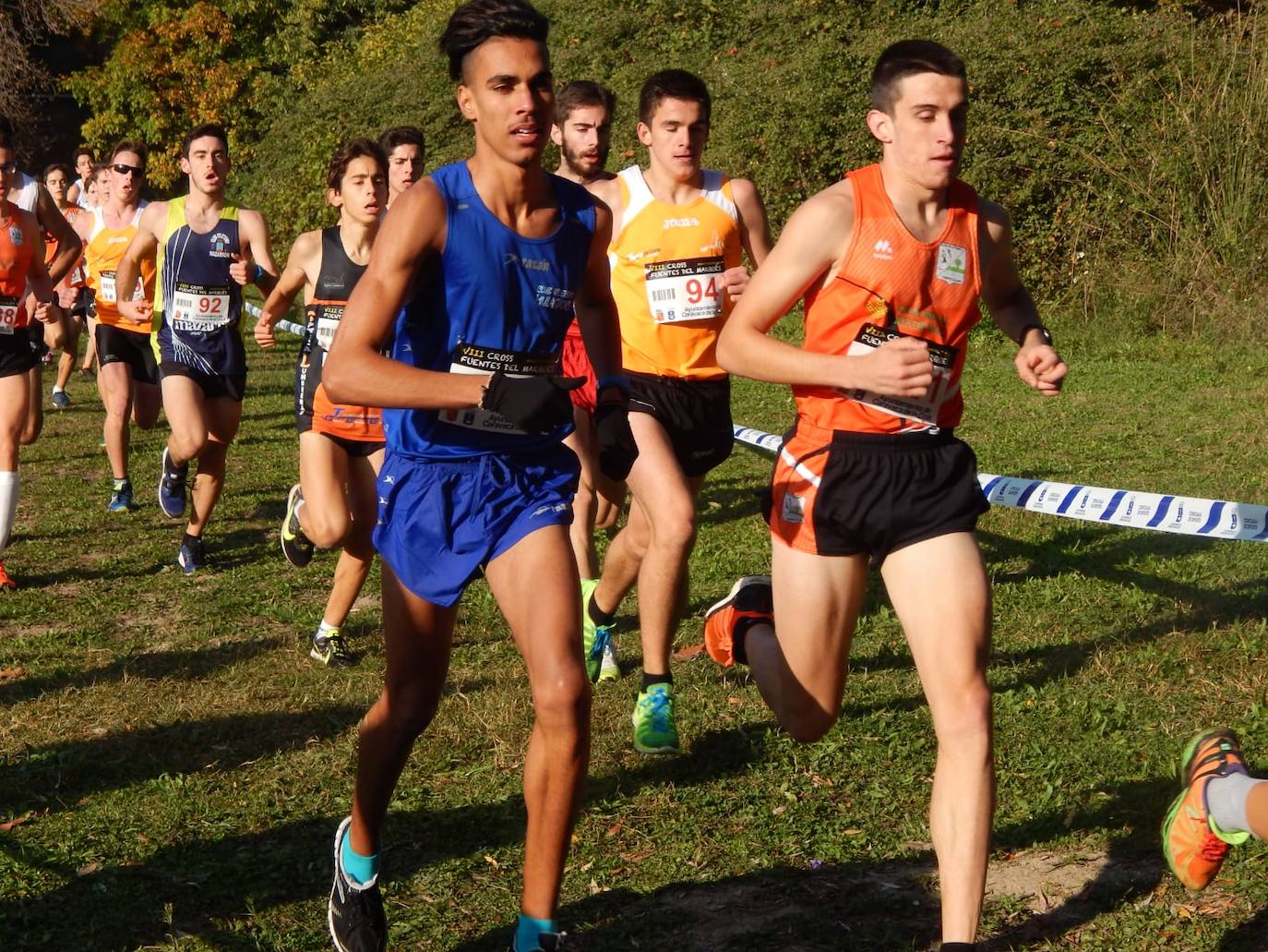 Katir en un cross en Fuentes del Marqués. 