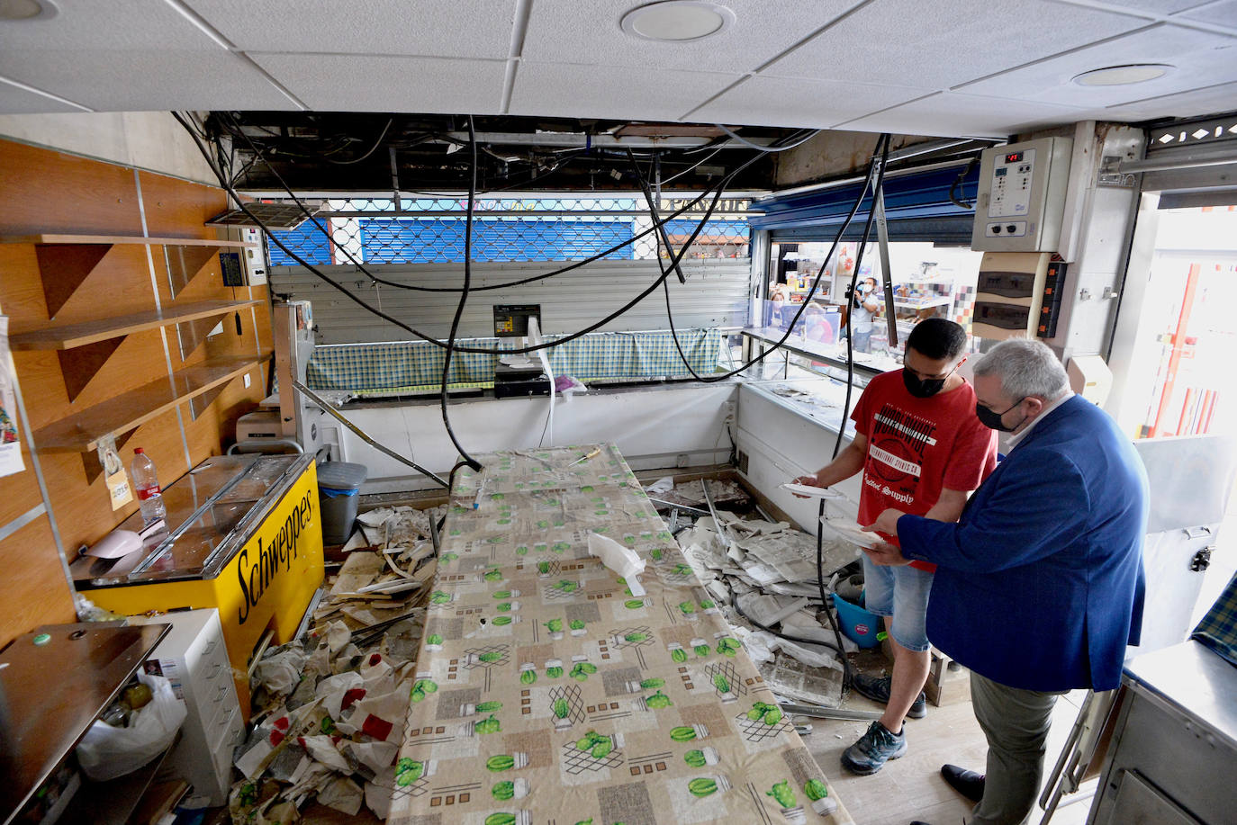 Fotos: Obras en los mercados de Murcia