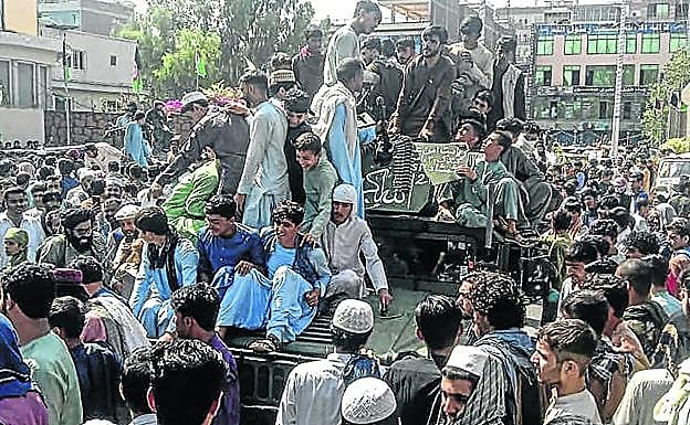 Celebración en Kabul.