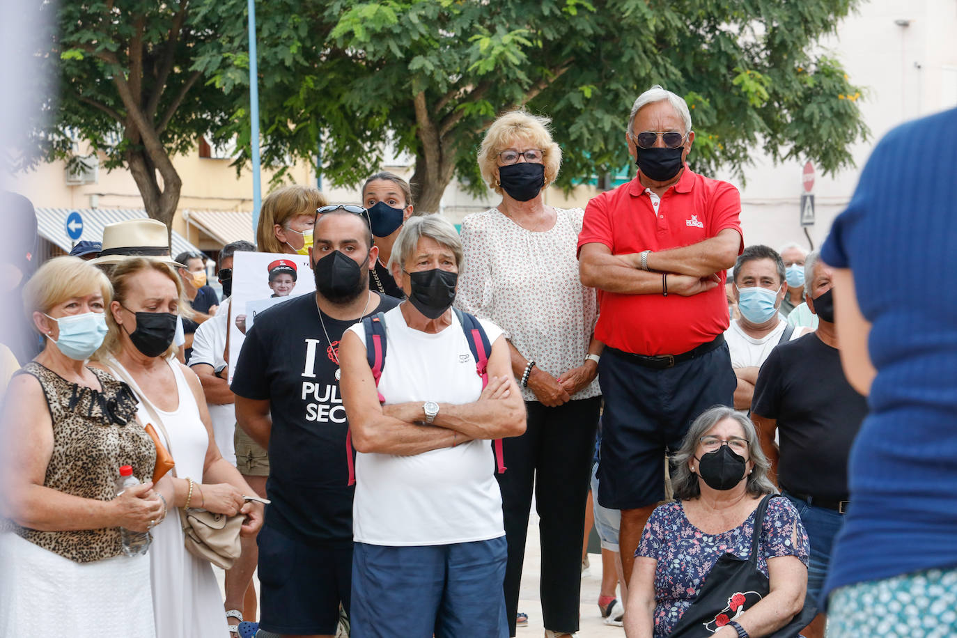 Fotos: Protesta en Águilas por el cierre de la línea de Cercanías