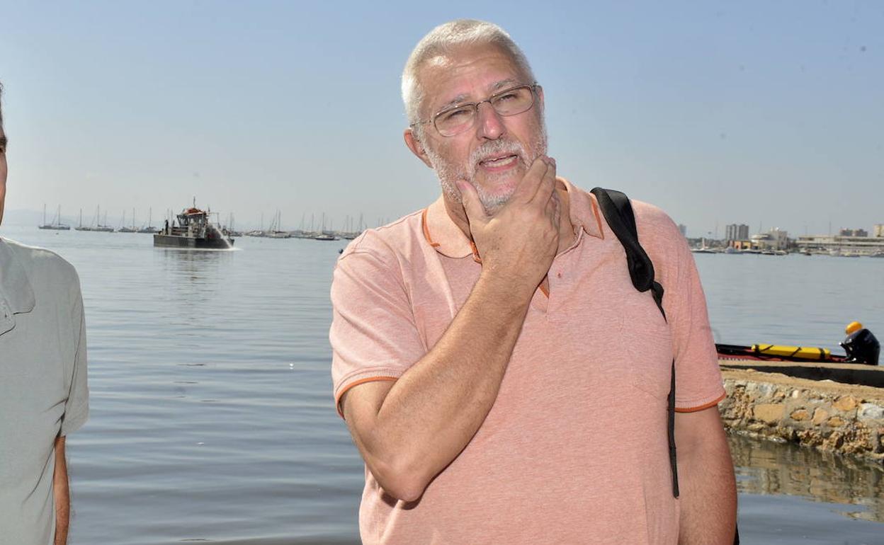 El catedrático de Ecología de la Universidad de Murcia, Ángel Pérez Ruzafa, en una imagen de archivo