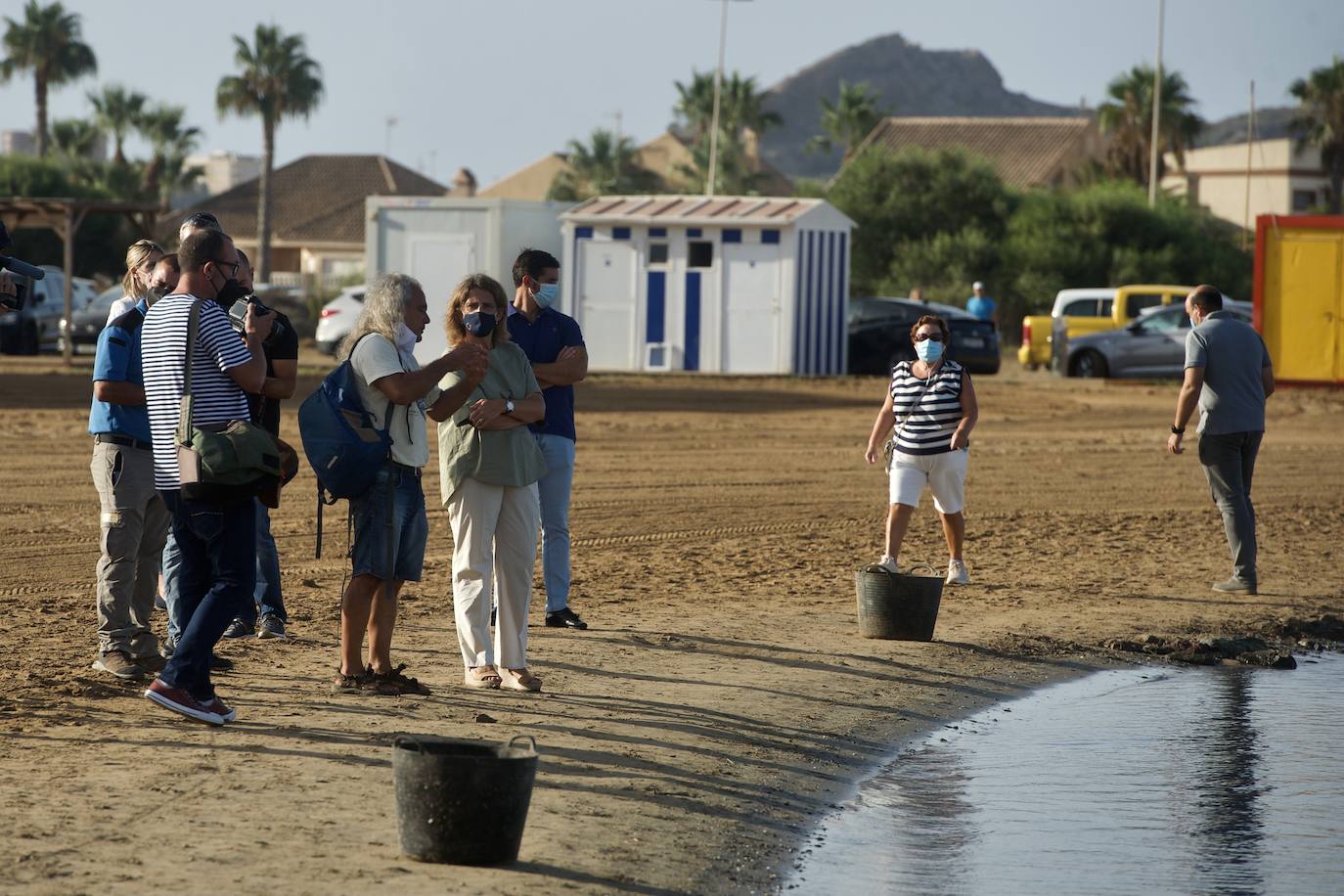 Fotos: La ministra Teresa Ribera visita el Mar Menor