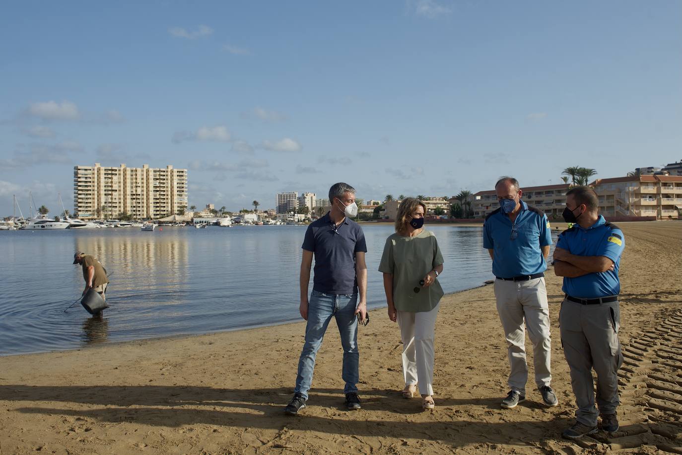 Fotos: La ministra Teresa Ribera visita el Mar Menor
