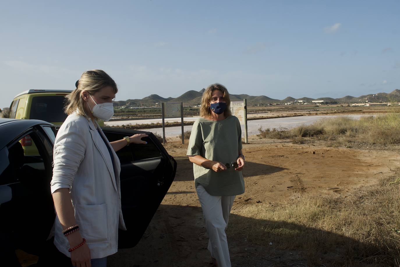 Fotos: La ministra Teresa Ribera visita el Mar Menor