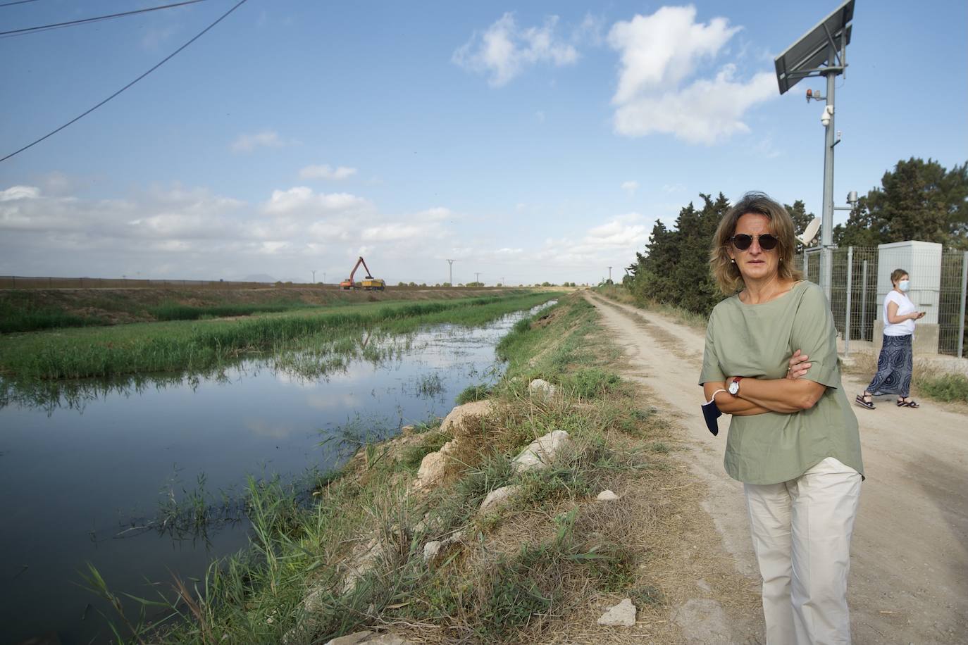 Fotos: La ministra Teresa Ribera visita el Mar Menor