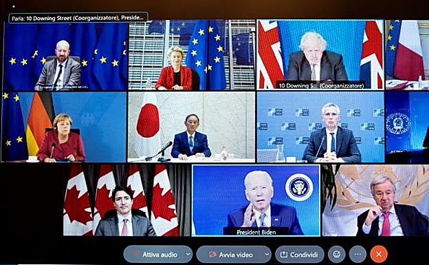 Draghi lamenta en el G20 que las afganas sean «ciudadanas de segunda»