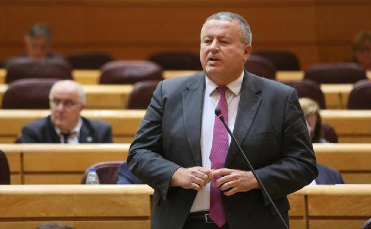 Francisco Bernabé en el Senado, en una imagen de archivo. 