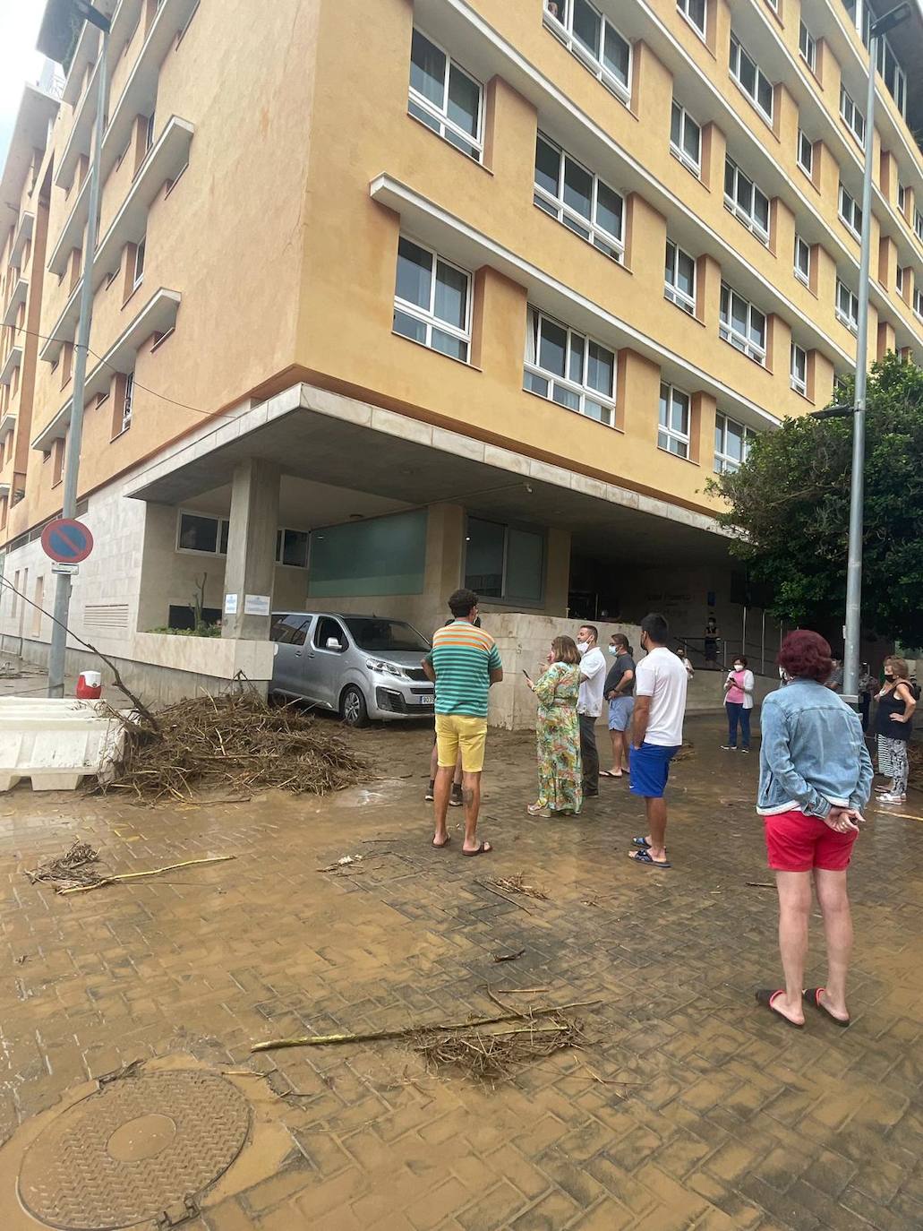 Fotos: La lluvia torrencial desborda calles y ramblas en Águilas