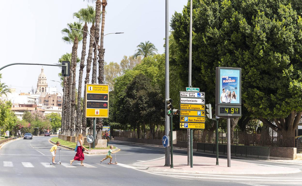 Imagen de la ola de calor vivida durante el pasado mes de agosto. 