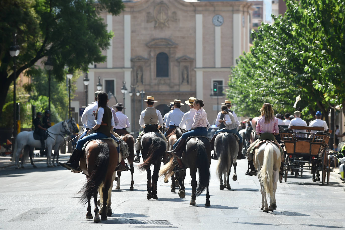 Fotos: Caballos y carretas toman Murcia