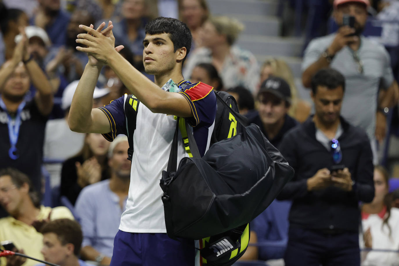 Fotos: Carlos Alcaraz se retira lesionado de su gran US Open