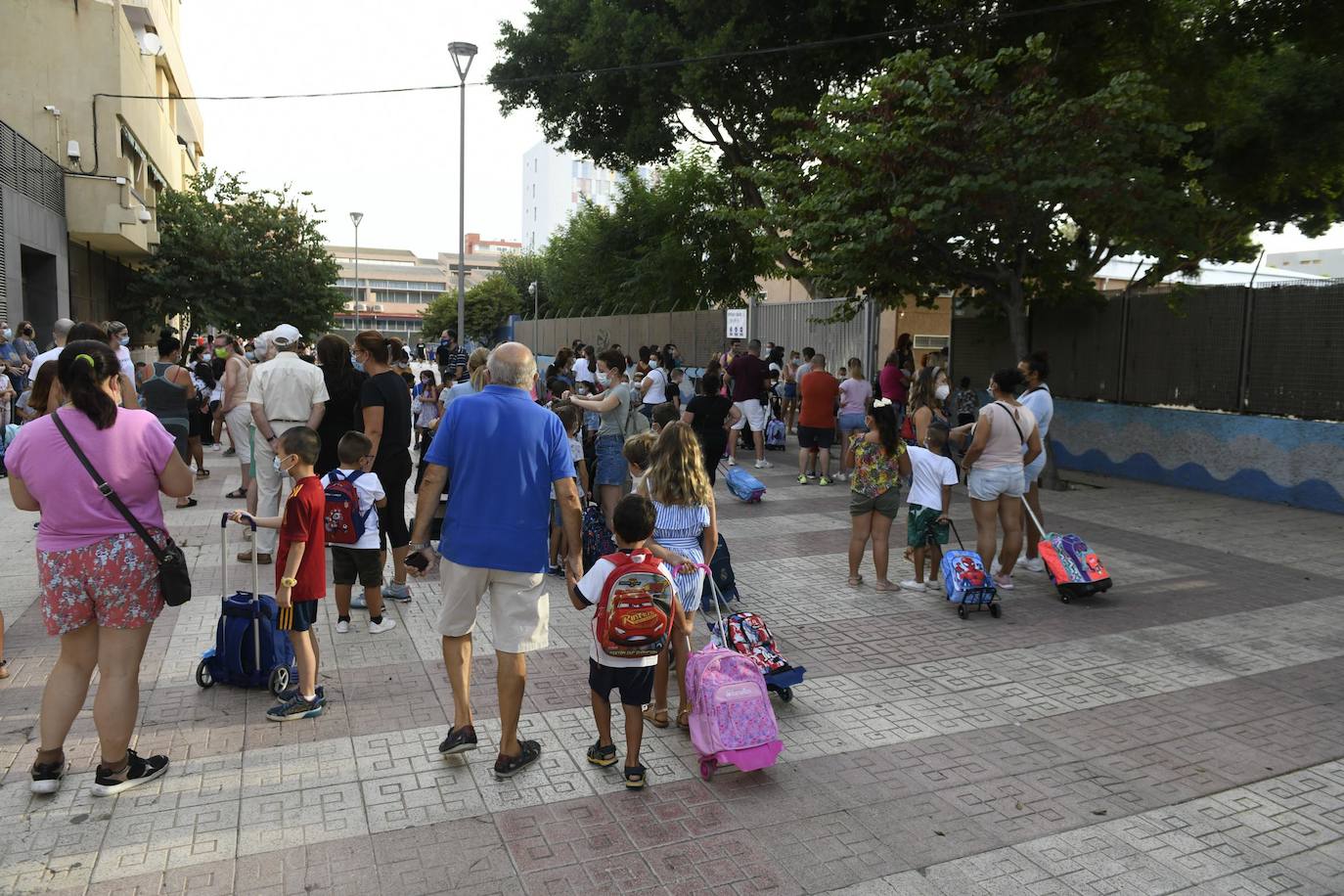 Fotos: Vuelta al cole en Cartagena