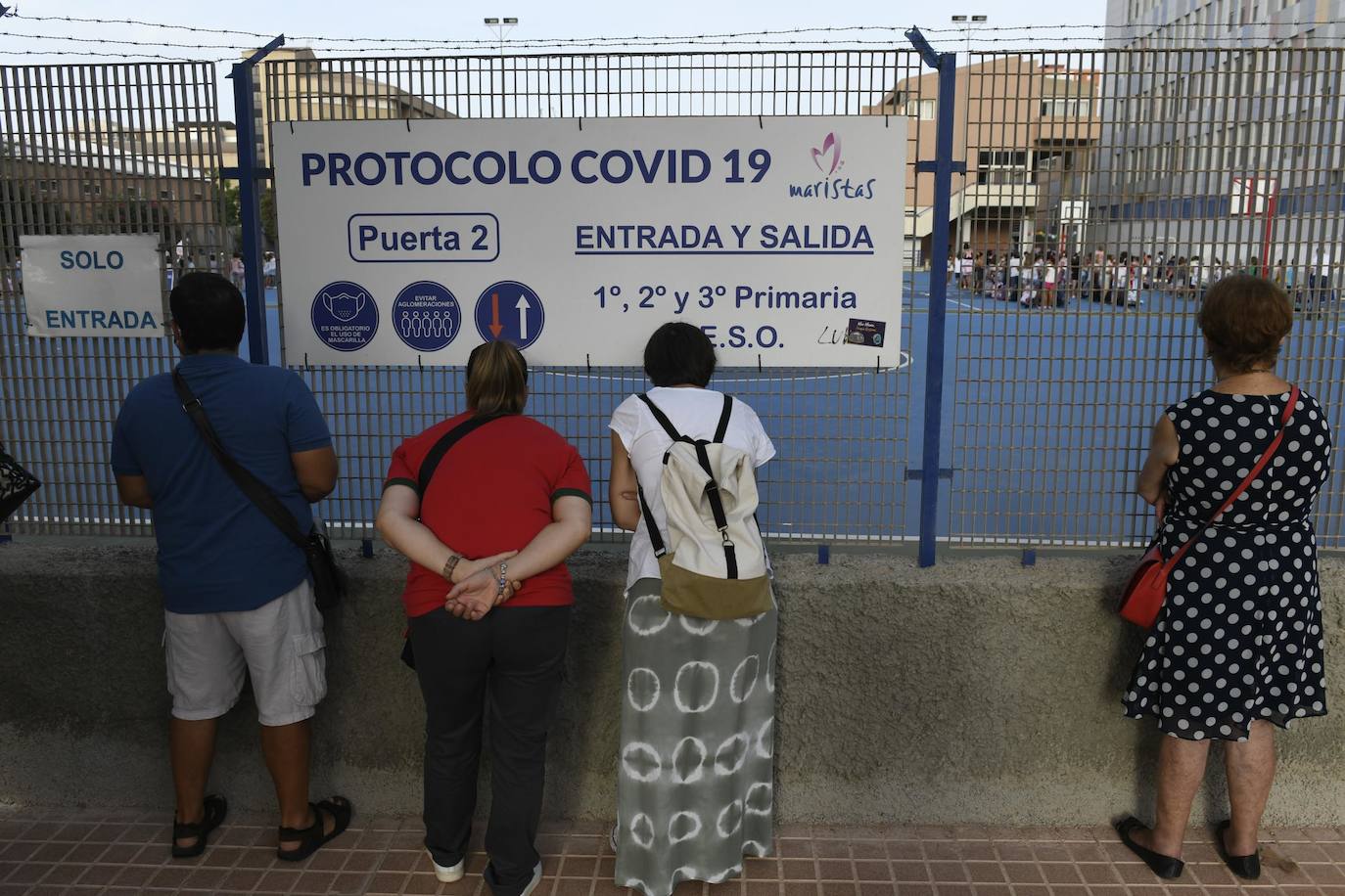 Fotos: Vuelta al cole en Cartagena