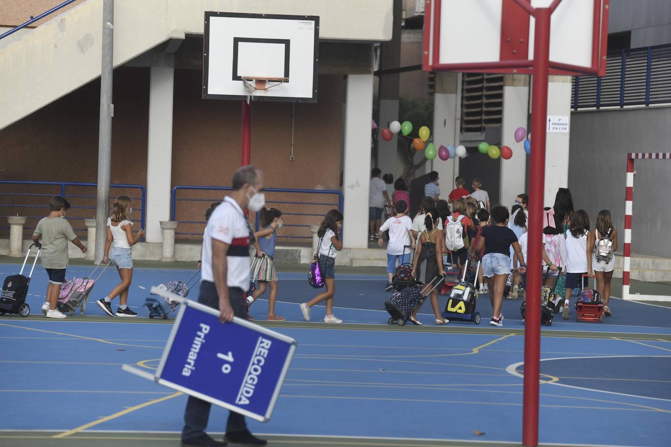 Fotos: Vuelta al cole en Cartagena