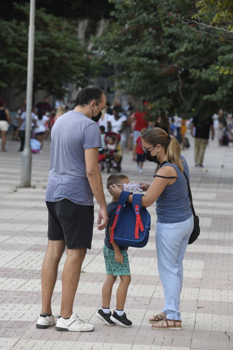Fotos: Vuelta al cole en Cartagena